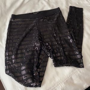 Sequin leggings